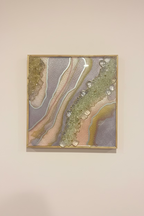 12” x 12” 3D Resin Wall Art