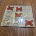 4” x 4” Resin Tic-Tac-Toe Game – 9 Pieces