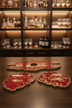 Wine Holder & Coaster Set